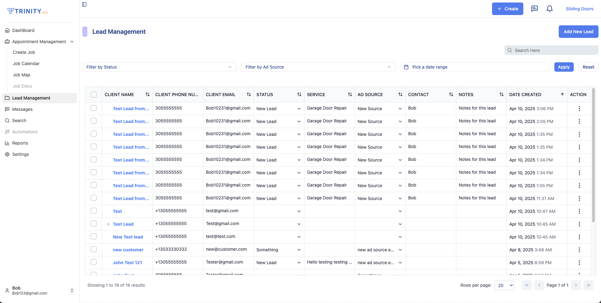 prodash.ai dashboard — pipeline view